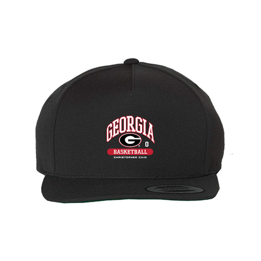 Georgia - NCAA Men's Basketball : Christopher Cain - Snapback Hat