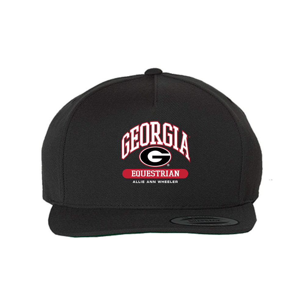 Georgia - NCAA Equestrian : Allie Ann Wheeler - Snapback Hat-0