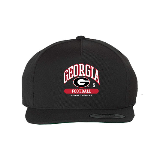 Georgia - NCAA Football : Noah Thomas - Snapback Hat-0