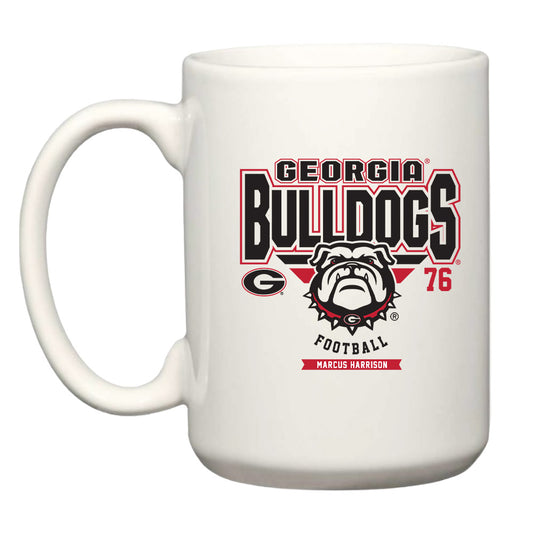 Georgia - NCAA Football : Marcus Harrison - Coffee Mug-0