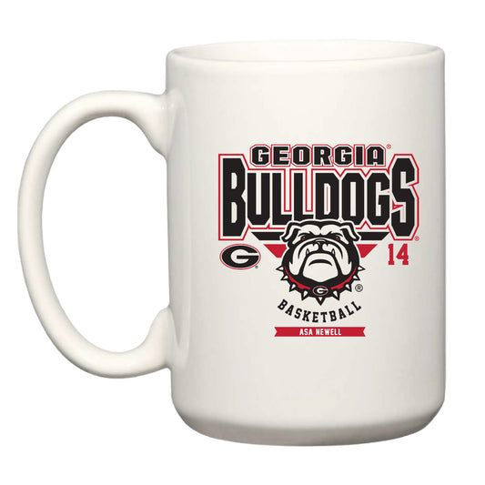 Georgia - NCAA Men's Basketball : Asa Newell - Coffee Mug-0