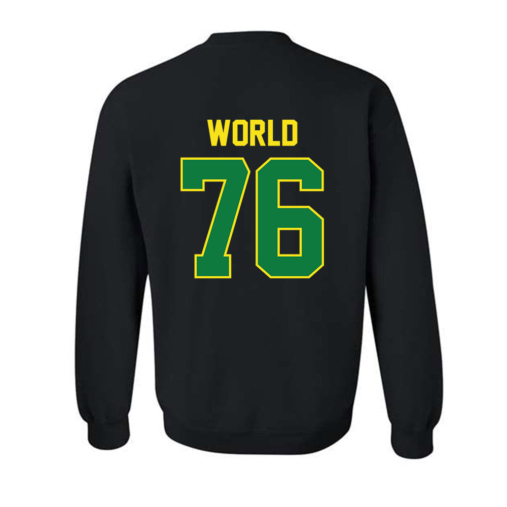 Oregon - NCAA Football : Isaiah World - Classic Shersey Crewneck Sweatshirt-1
