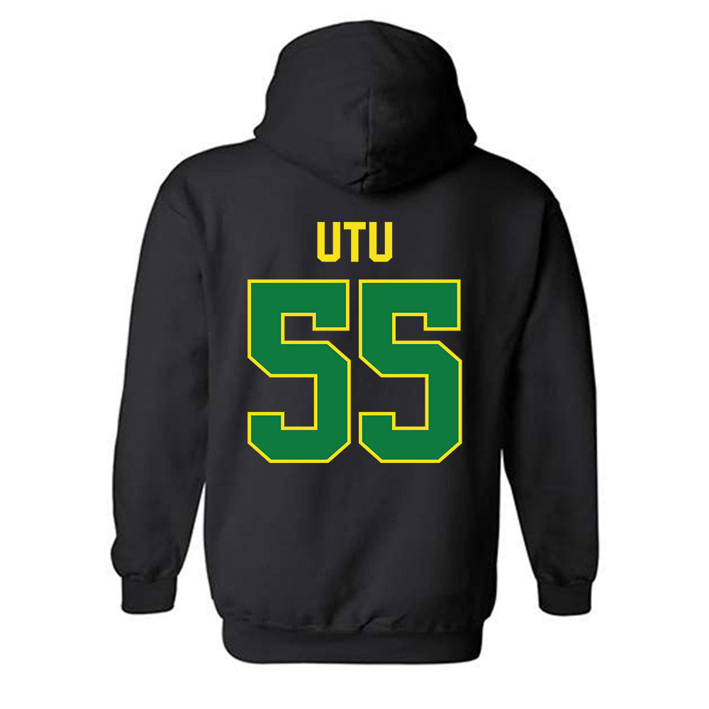 Oregon - NCAA Football : Douglas Utu - Classic Shersey Hooded Sweatshirt-1