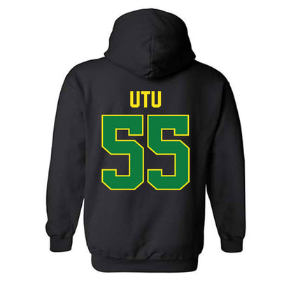 Oregon - NCAA Football : Douglas Utu - Classic Shersey Hooded Sweatshirt-1