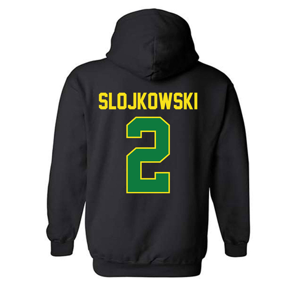 Oregon - NCAA Beach Volleyball : AJ Slojkowski - Classic Shersey Hooded Sweatshirt-1
