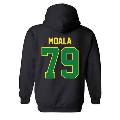 Oregon - NCAA Football : Lipe Moala - Classic Shersey Hooded Sweatshirt-1
