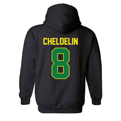 Oregon - NCAA Women's Soccer : Kate Cheldelin - Classic Shersey Hooded Sweatshirt-1