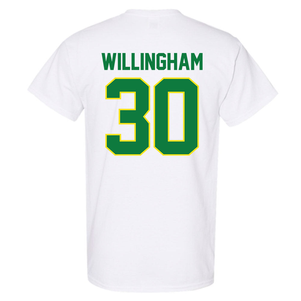 Oregon - NCAA Acrobatics & Tumbling : Morgan Willingham - Classic Shersey T-Shirt-1