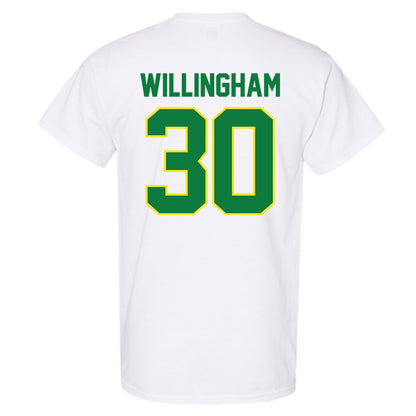 Oregon - NCAA Acrobatics & Tumbling : Morgan Willingham - Classic Shersey T-Shirt-1