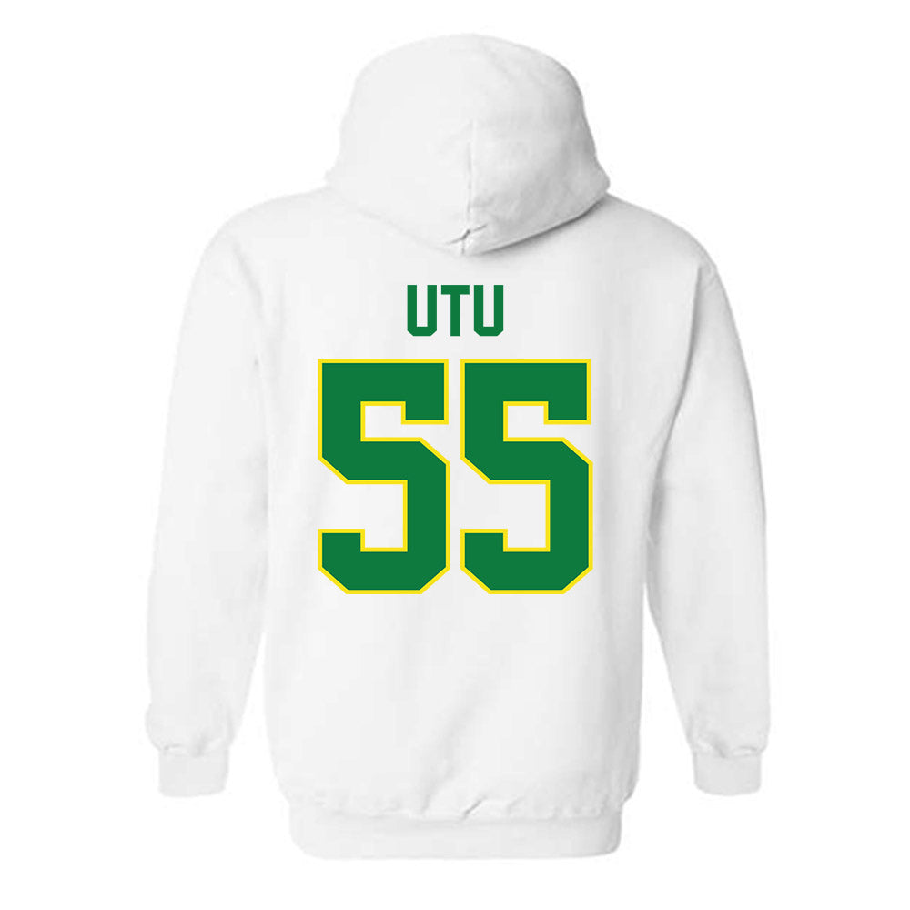 Oregon - NCAA Football : Douglas Utu - Classic Shersey Hooded Sweatshirt-1