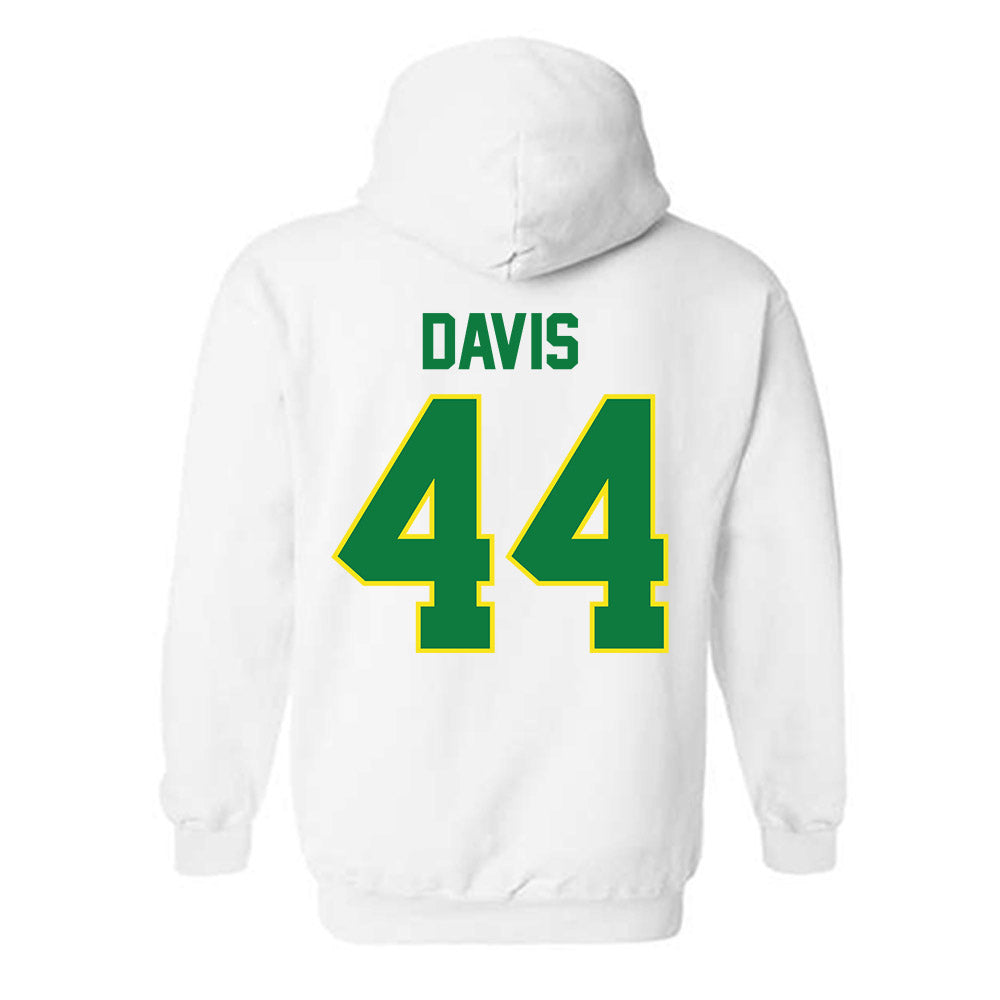 Oregon - NCAA Acrobatics & Tumbling : Logan Davis - Classic Shersey Hooded Sweatshirt-1