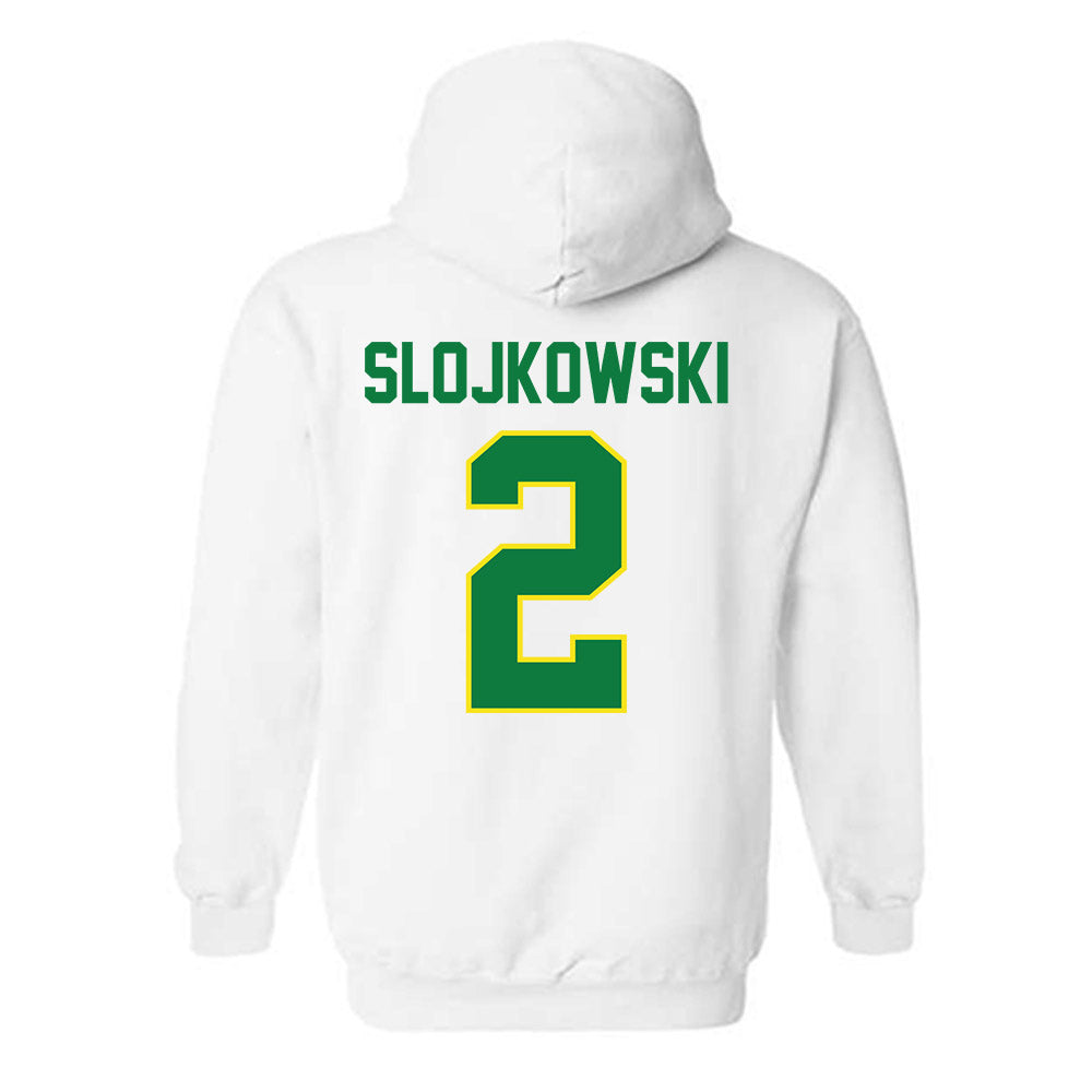 Oregon - NCAA Beach Volleyball : AJ Slojkowski - Classic Shersey Hooded Sweatshirt-1