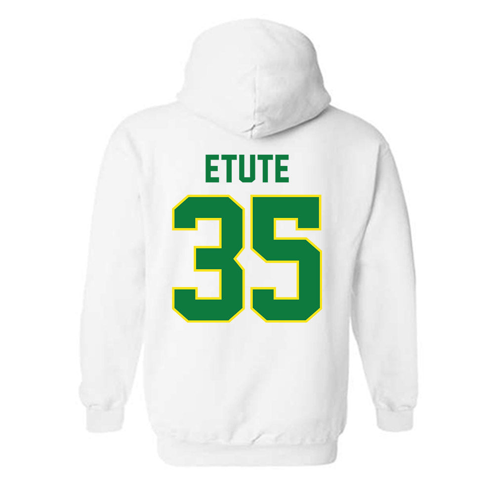Oregon - NCAA Women's Basketball : Ehis Etute - Classic Shersey Hooded Sweatshirt-1