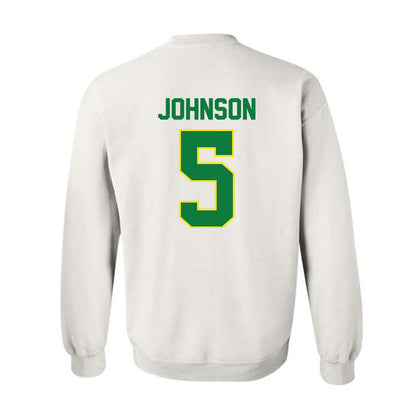 Oregon - NCAA Football : Theran Johnson - Classic Shersey Crewneck Sweatshirt-1