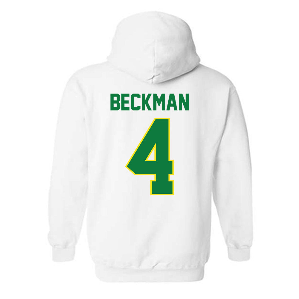 Oregon - NCAA Women's Lacrosse : Caitlin Beckman - Classic Shersey Hooded Sweatshirt-1