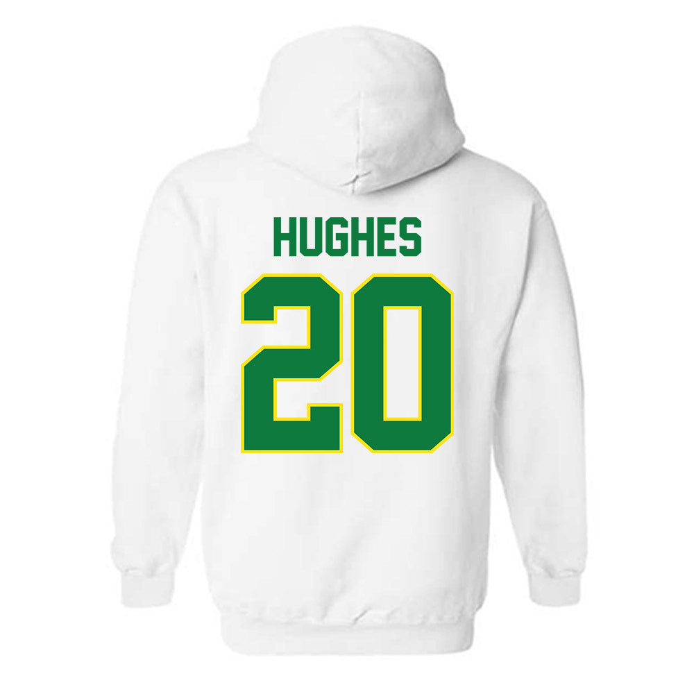 Oregon - NCAA Football : Makhi Hughes - Classic Shersey Hooded Sweatshirt-1