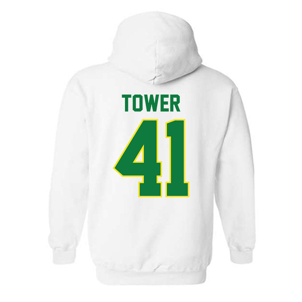 Oregon - NCAA Acrobatics & Tumbling : Mailee Tower - Classic Shersey Hooded Sweatshirt-1