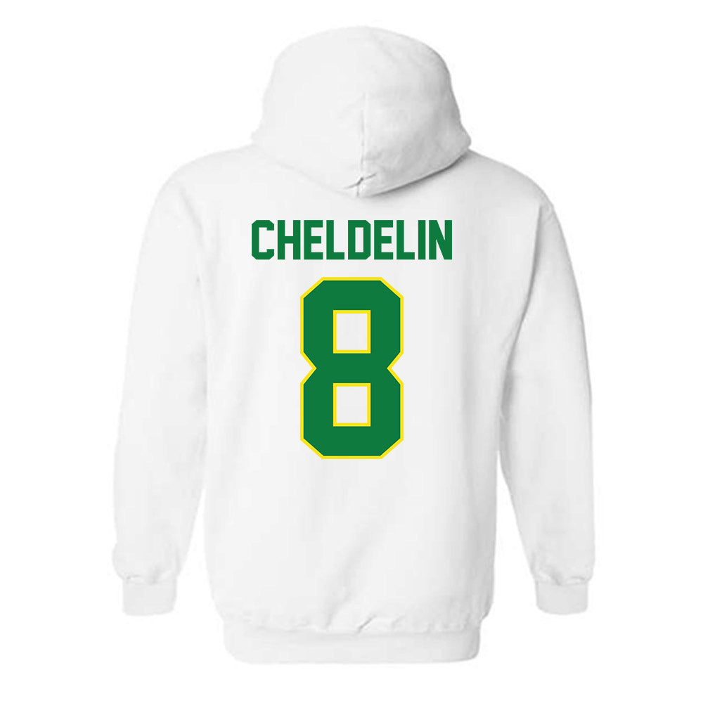 Oregon - NCAA Women's Soccer : Kate Cheldelin - Classic Shersey Hooded Sweatshirt-1