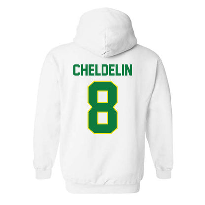 Oregon - NCAA Women's Soccer : Kate Cheldelin - Classic Shersey Hooded Sweatshirt-1