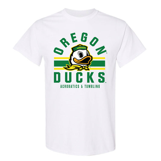 Oregon - NCAA Acrobatics & Tumbling : Aubrey Edge - Classic Shersey T-Shirt-0