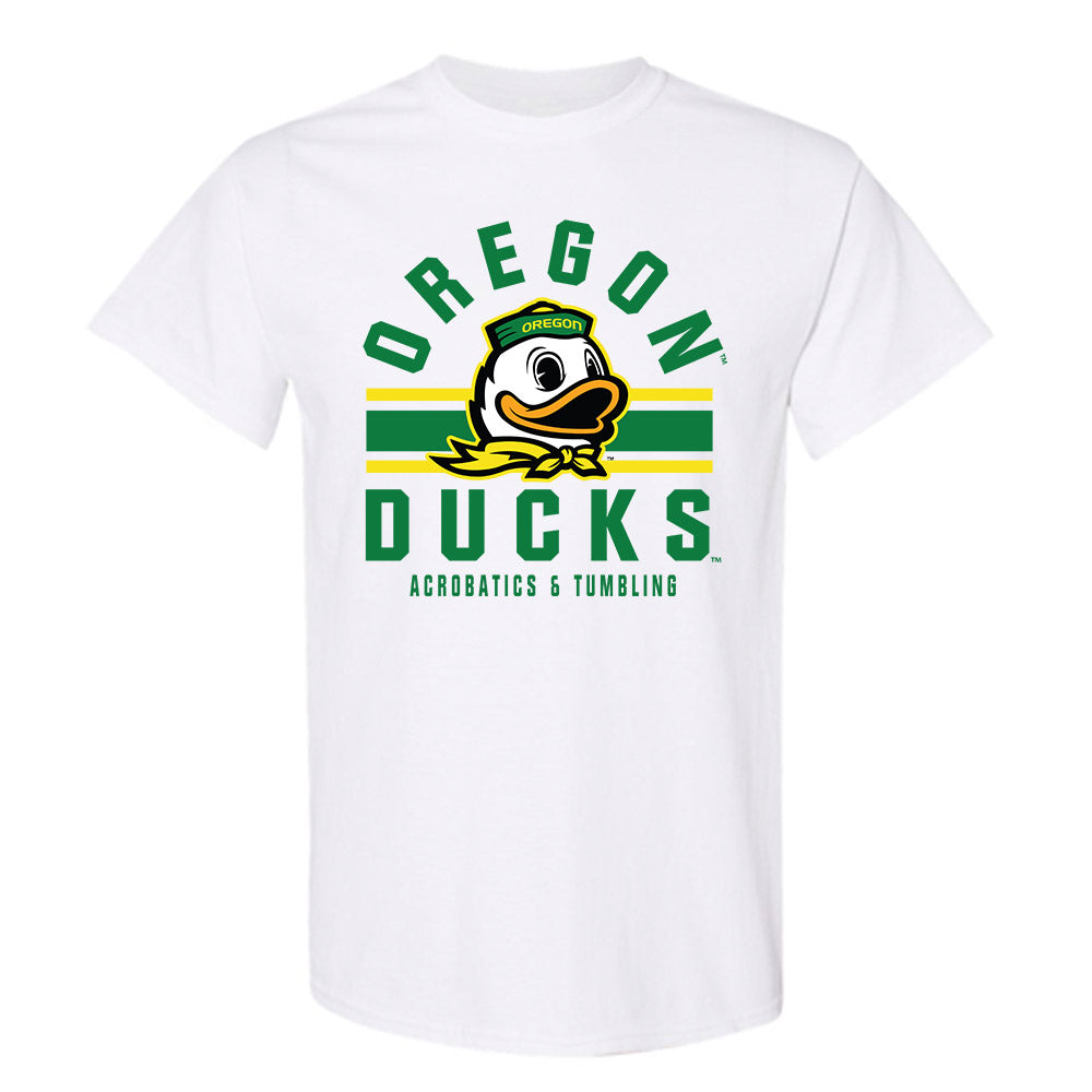 Oregon - NCAA Acrobatics & Tumbling : Brynn Mortimer - Classic Shersey T-Shirt-0