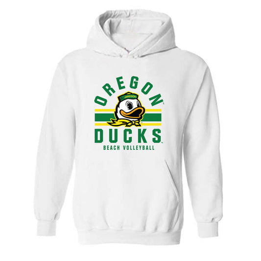 Oregon - NCAA Beach Volleyball : Mia Komsky - Classic Shersey Hooded Sweatshirt-0