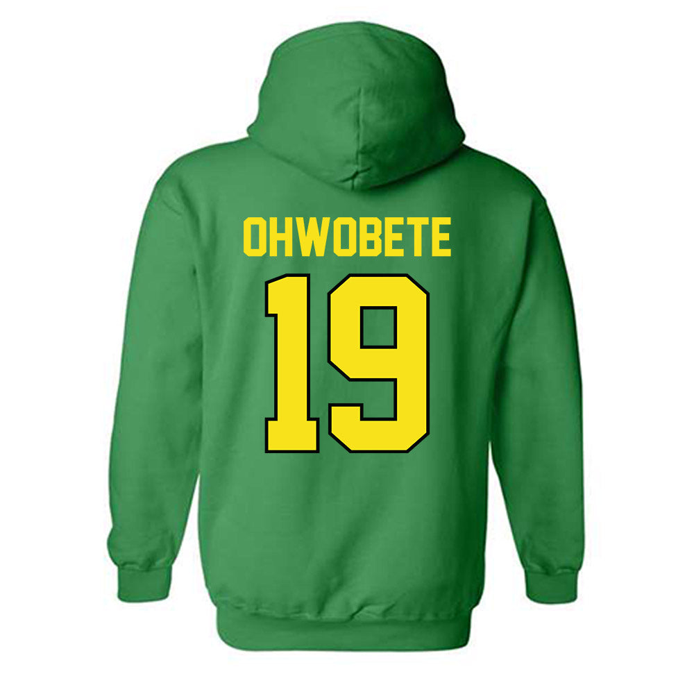 Oregon - NCAA Women's Volleyball : Michelle Ohwobete - Classic Shersey Hooded Sweatshirt-1
