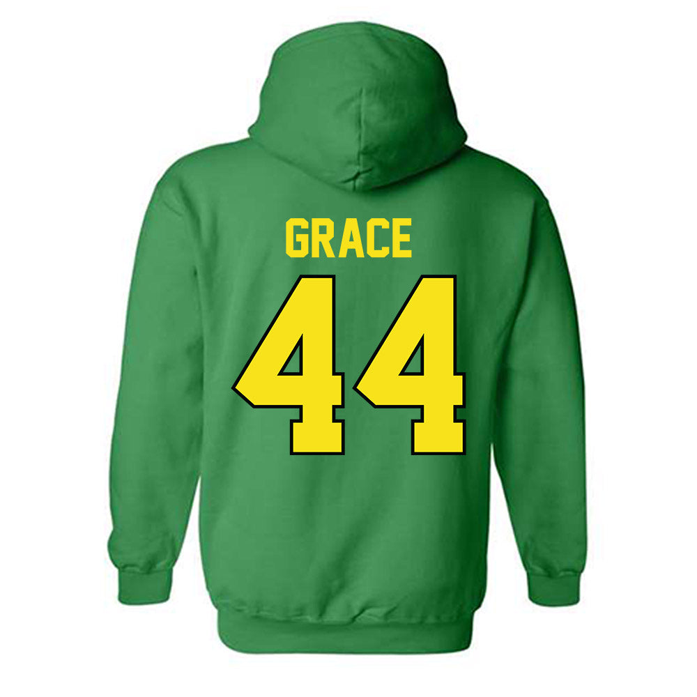 Oregon - NCAA Football : Zach Grace - Classic Shersey Hooded Sweatshirt-1
