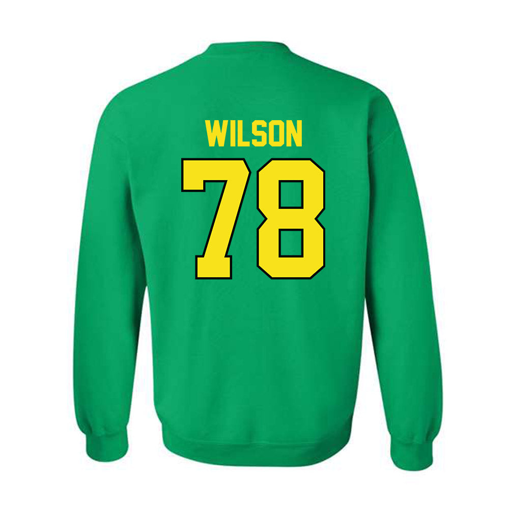 Oregon - NCAA Football : Gernorris Wilson - Classic Shersey Crewneck Sweatshirt-1