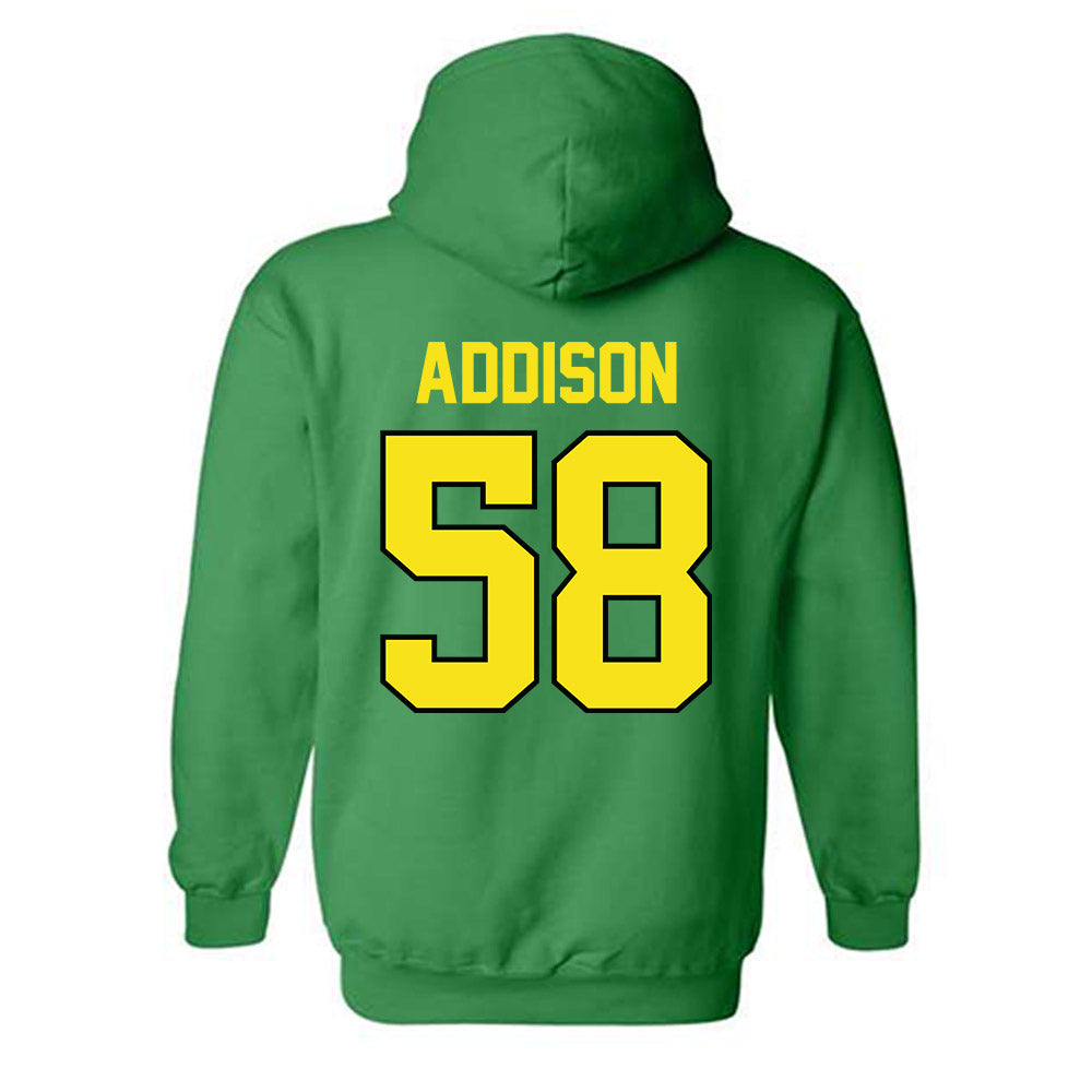 Oregon - NCAA Football : Ziyare Addison - Classic Shersey Hooded Sweatshirt-1