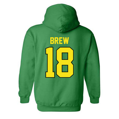 Oregon - NCAA Football : Dorian Brew - Classic Shersey Hooded Sweatshirt-1