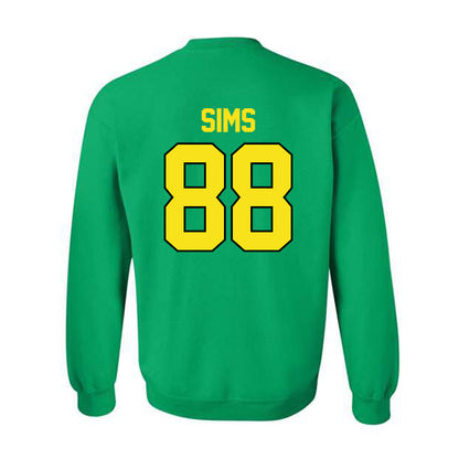 Oregon - NCAA Football : Xadavien Sims - Classic Shersey Crewneck Sweatshirt-1