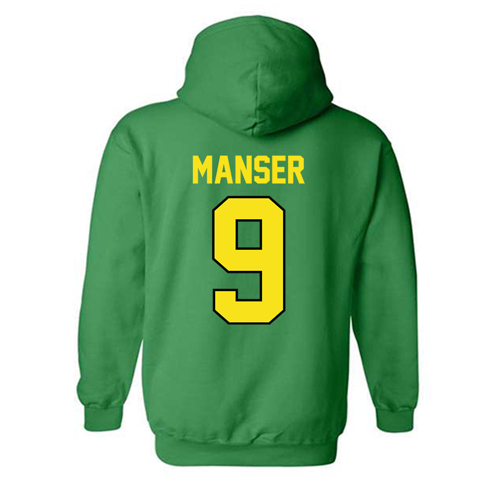 Oregon - NCAA Women's Lacrosse : Kylee Manser - Classic Shersey Hooded Sweatshirt-1