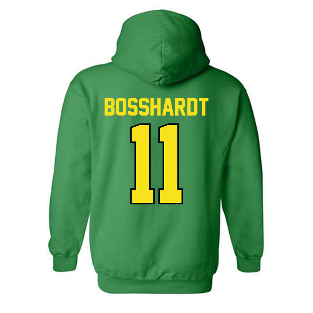 Oregon - NCAA Women's Lacrosse : Keighley Bosshardt - Classic Shersey Hooded Sweatshirt-1