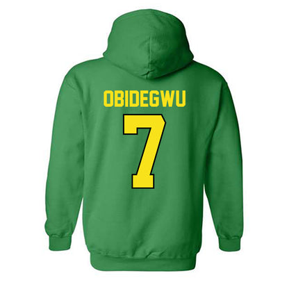 Oregon - NCAA Football : Ify Obidegwu - Classic Shersey Hooded Sweatshirt-1