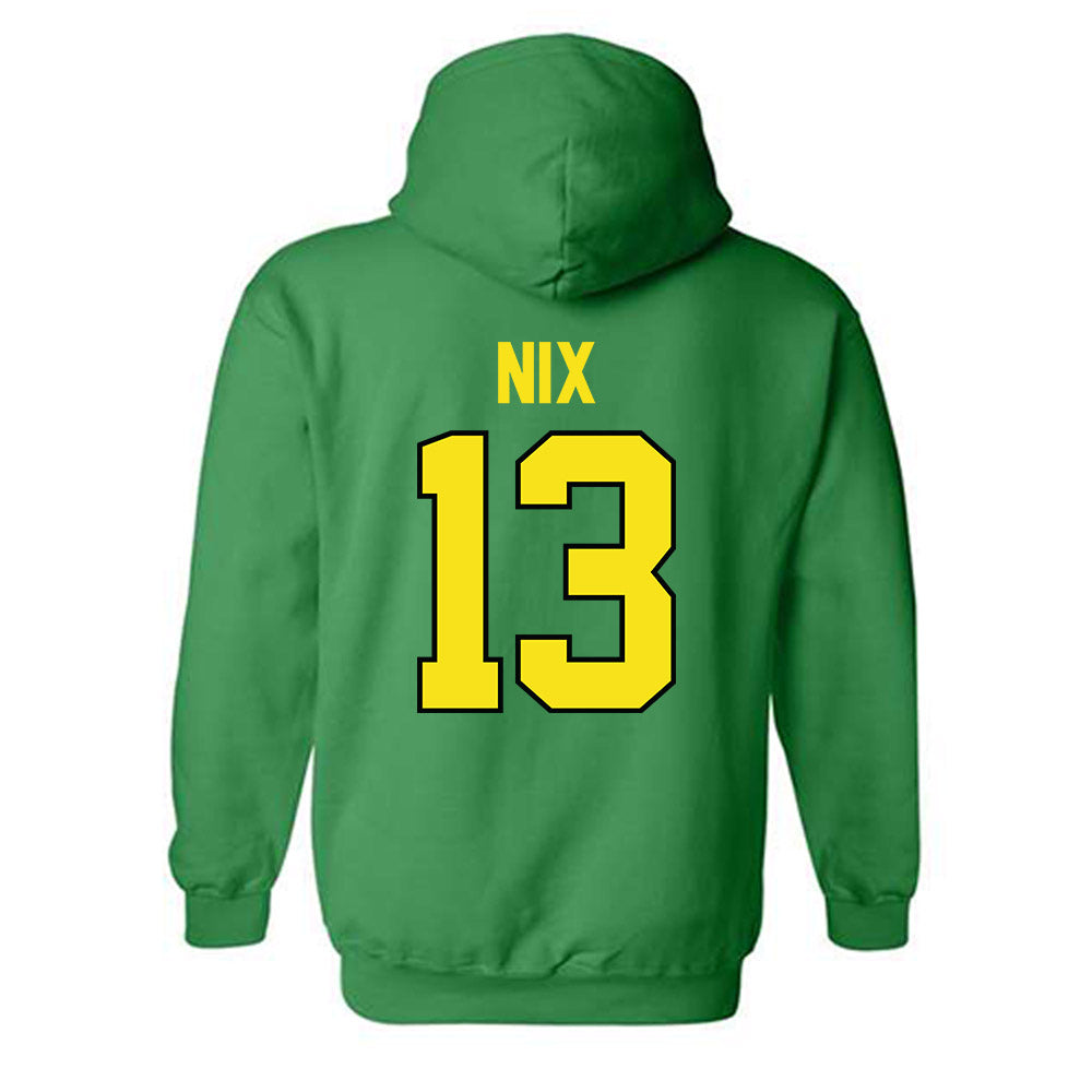 Oregon - NCAA Football : Gavin Nix - Classic Shersey Hooded Sweatshirt-1