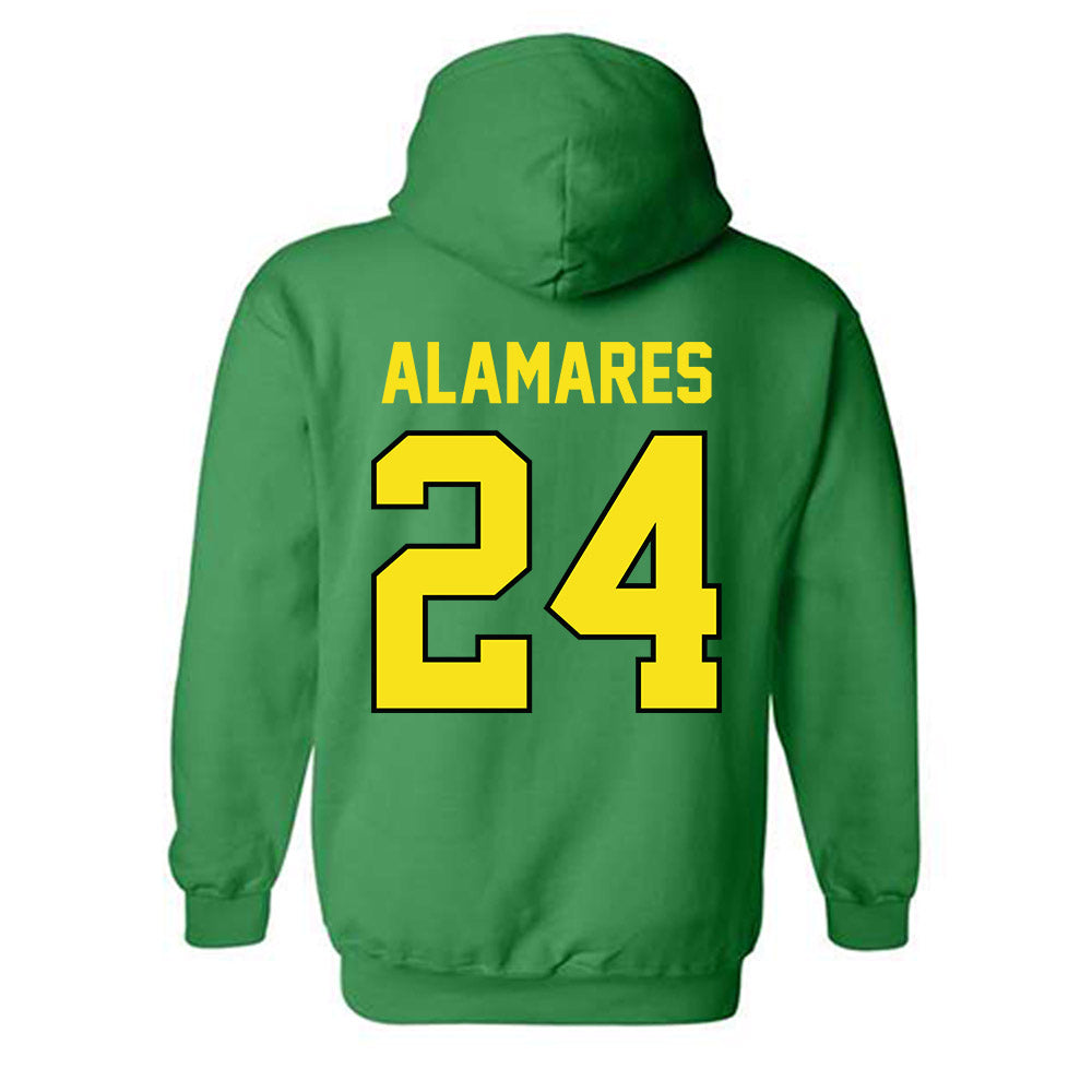 Oregon - NCAA Women's Soccer : Miya Alamares - Classic Shersey Hooded Sweatshirt-1