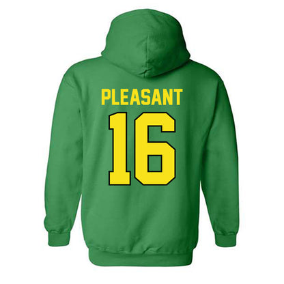 Oregon - NCAA Football : Rodrick Pleasant - Classic Shersey Hooded Sweatshirt-1