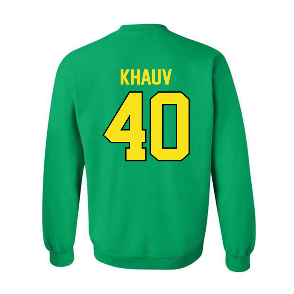 Oregon - NCAA Acrobatics & Tumbling : Maya Khauv - Classic Shersey Crewneck Sweatshirt-1