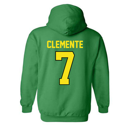 Oregon - NCAA Women's Volleyball : Alanah Clemente - Classic Shersey Hooded Sweatshirt-1