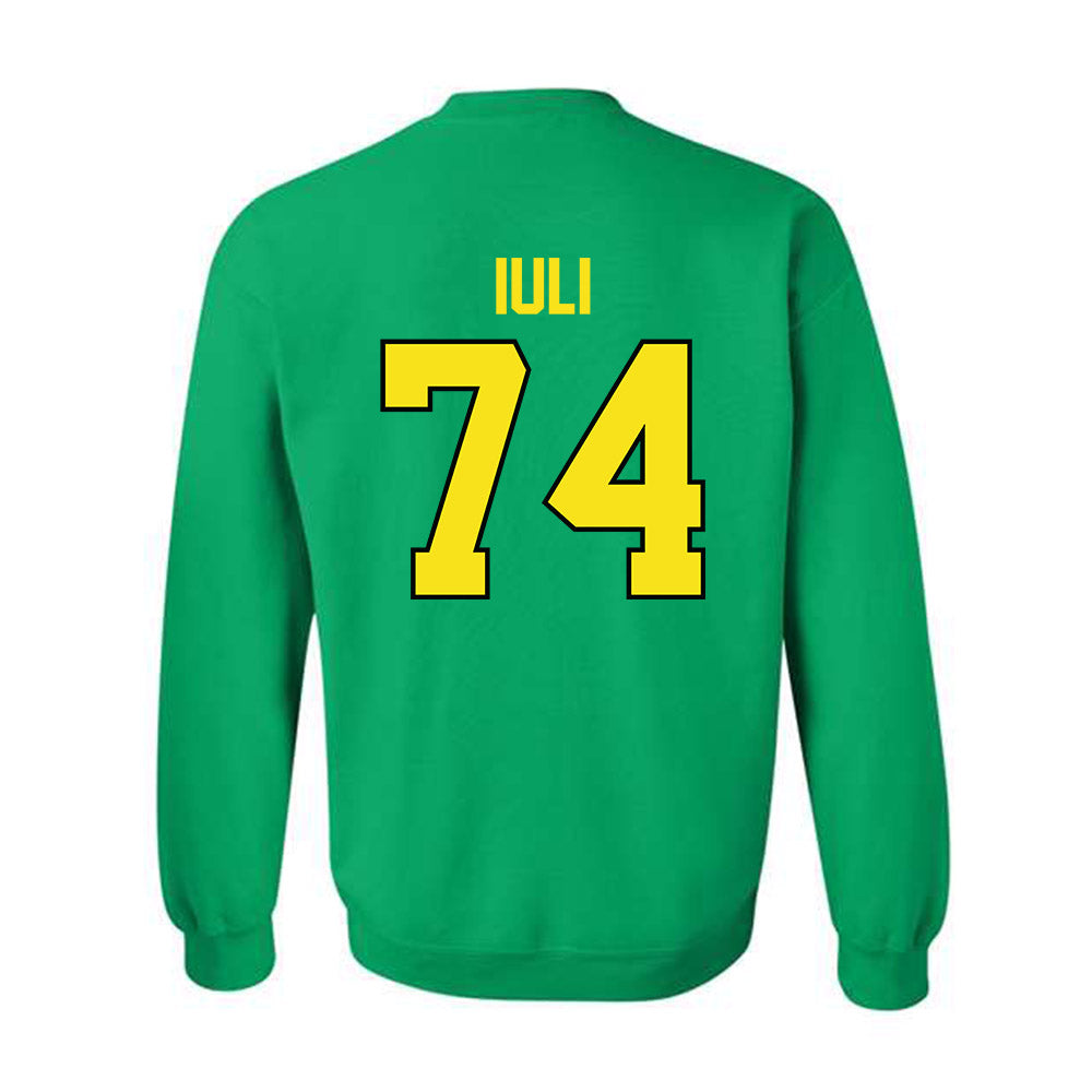 Oregon - NCAA Football : Dave Iuli - Classic Shersey Crewneck Sweatshirt-1