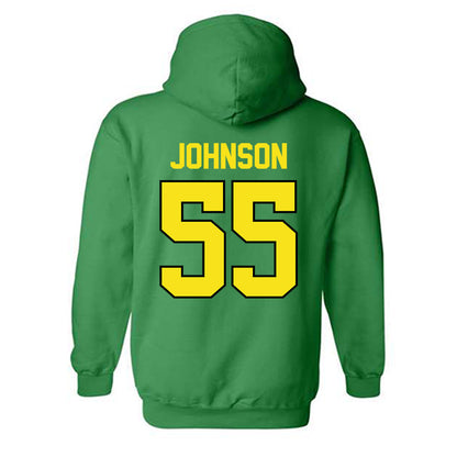 Oregon - NCAA Football : Matthew Johnson - Classic Shersey Hooded Sweatshirt-1