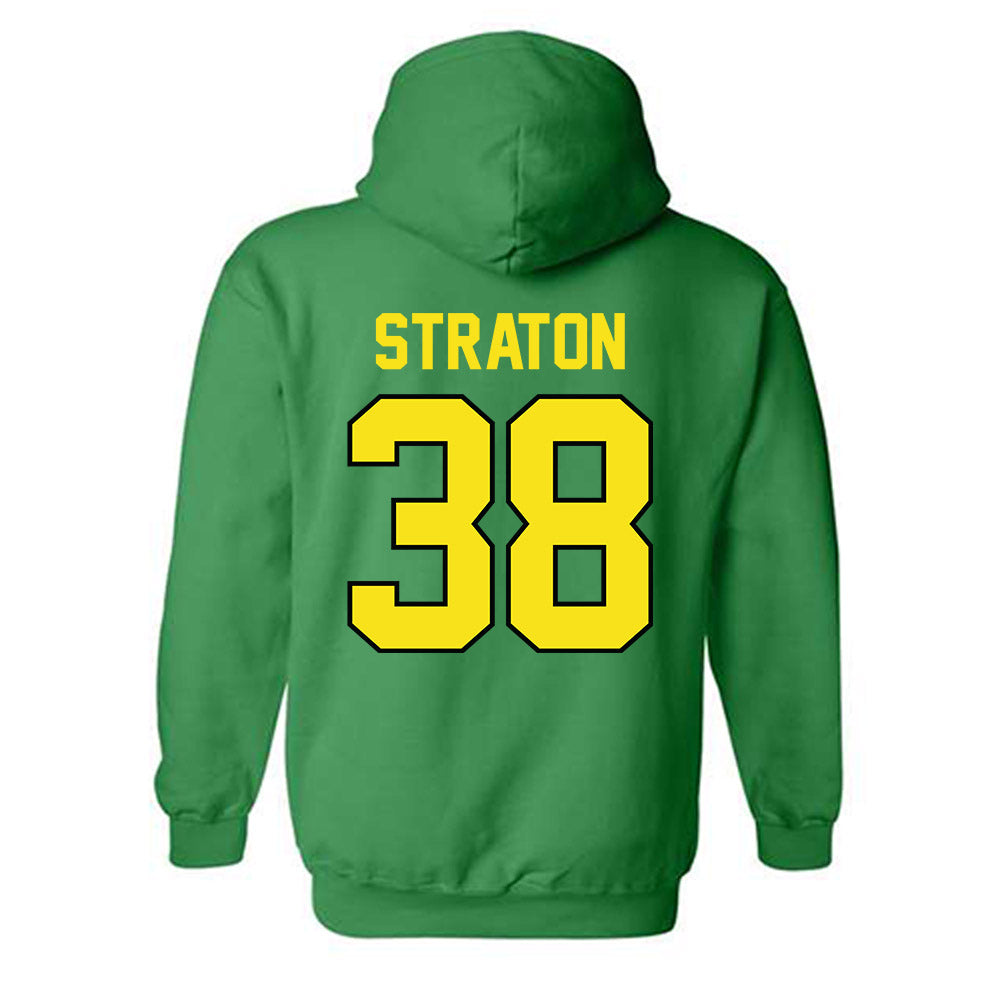 Oregon - NCAA Football : Will Straton - Classic Shersey Hooded Sweatshirt-1