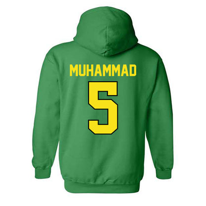 Oregon - NCAA Women's Basketball : Amina Muhammad - Classic Shersey Hooded Sweatshirt-1
