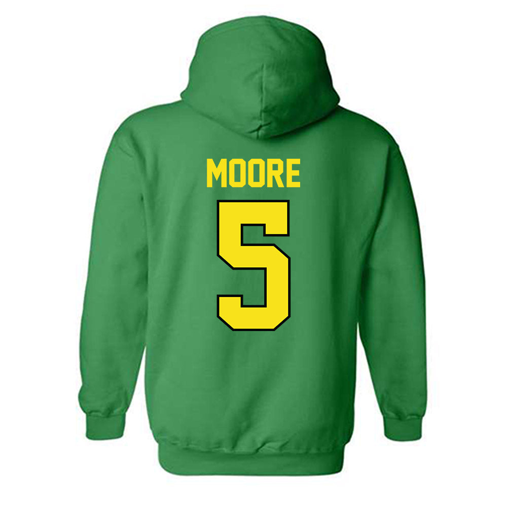 Oregon - NCAA Football : Dante Moore - Classic Shersey Hooded Sweatshirt-1