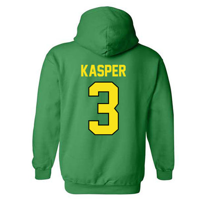 Oregon - NCAA Football : Kyler Kasper - Classic Shersey Hooded Sweatshirt-1