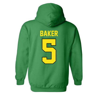 Oregon - NCAA Women's Lacrosse : Hazel Baker - Classic Shersey Hooded Sweatshirt-1