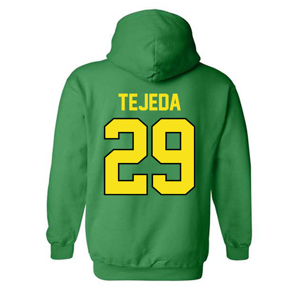 Oregon - NCAA Women's Soccer : Izabella Tejeda - Classic Shersey Hooded Sweatshirt-1
