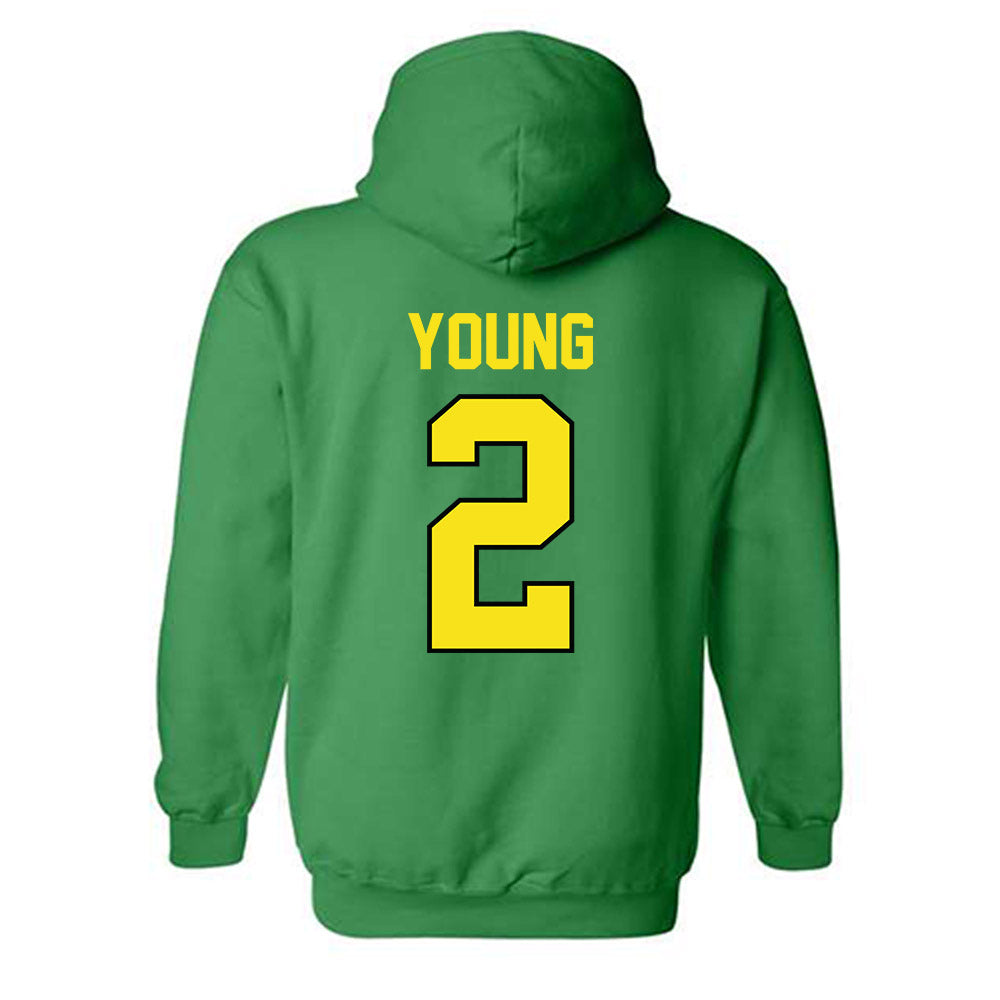 Oregon - NCAA Women's Soccer : Jasmine Young - Classic Shersey Hooded Sweatshirt-1