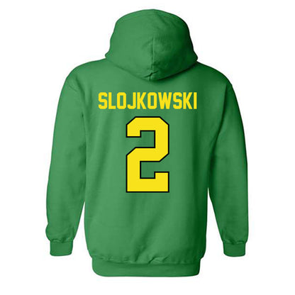 Oregon - NCAA Beach Volleyball : AJ Slojkowski - Classic Shersey Hooded Sweatshirt-1